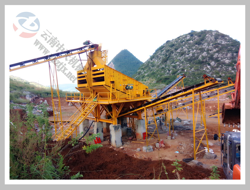 云南中天礦山機(jī)械設(shè)備制造,云南昆明鵝卵石、玄武巖、花崗巖、石灰?guī)r鄂式破碎機(jī),反擊式破碎機(jī),二合一破碎機(jī),制砂機(jī),給料機(jī),石料生產(chǎn)線,制砂生產(chǎn)線-日產(chǎn)2500-3500噸案例-圖片中心