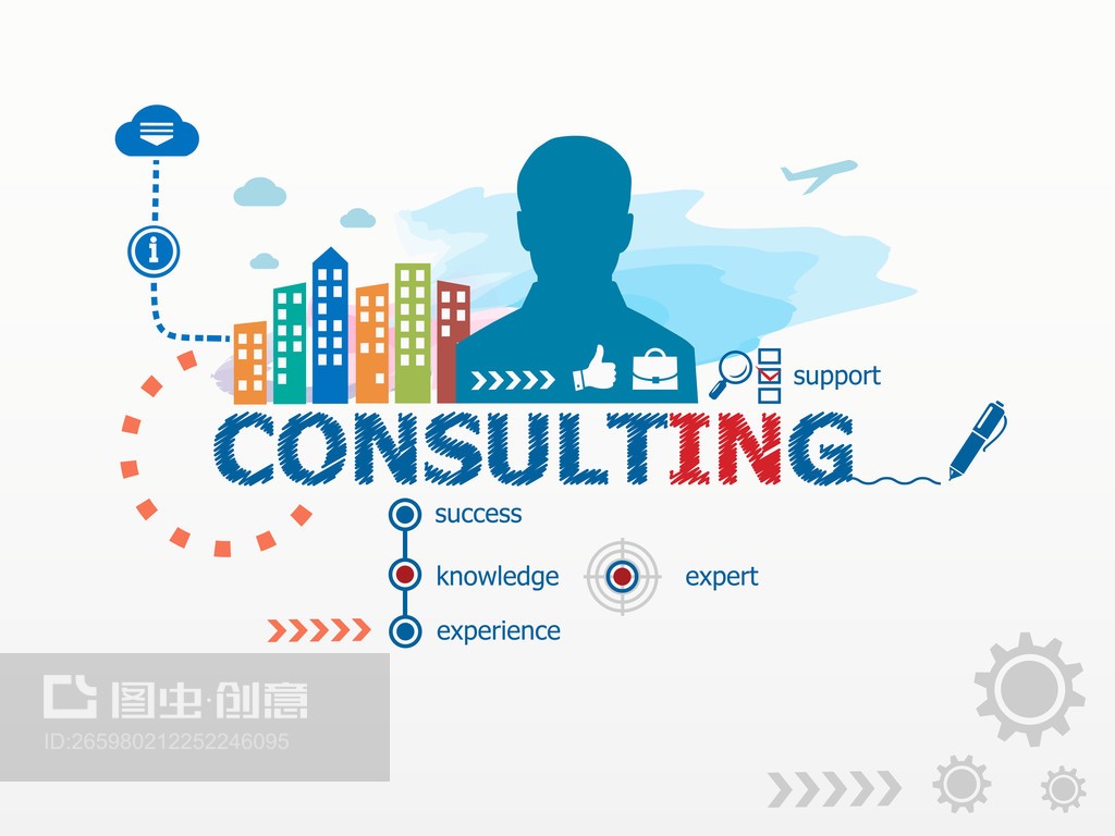 咨詢理念和商務人士。Consulting concept and business man.